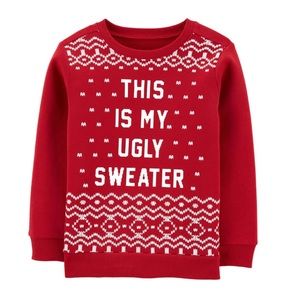 “This Is My Ugly Sweater” Holiday Sweater by Carter’s